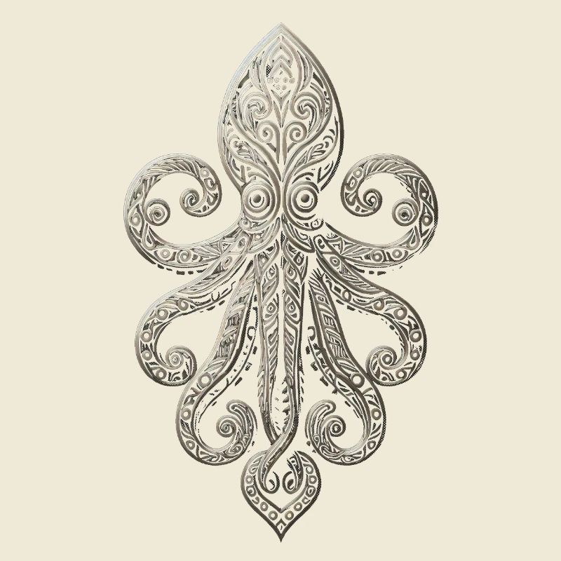 Octopus Ornament Polynesia