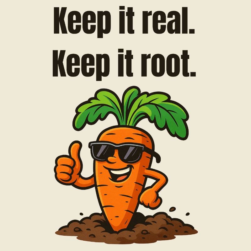 Keep it real, Keep it root – Carrot