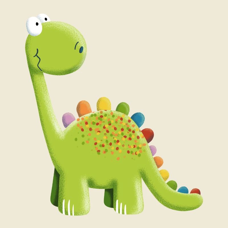 Funny Colorful Stegosaurus Dinosaur I Gift