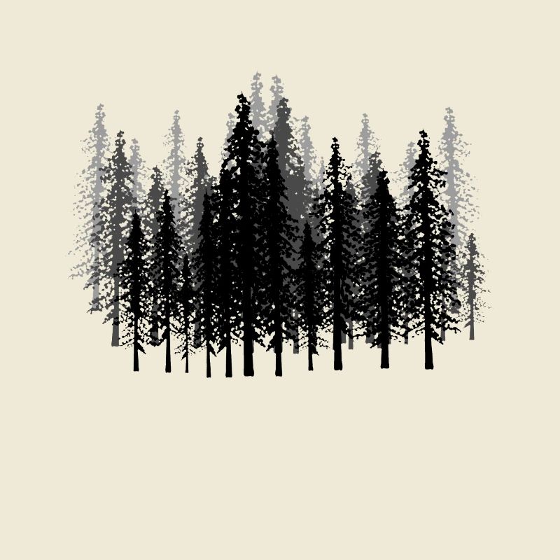 Forest Forests Forester Hunter Gift Idea Camping