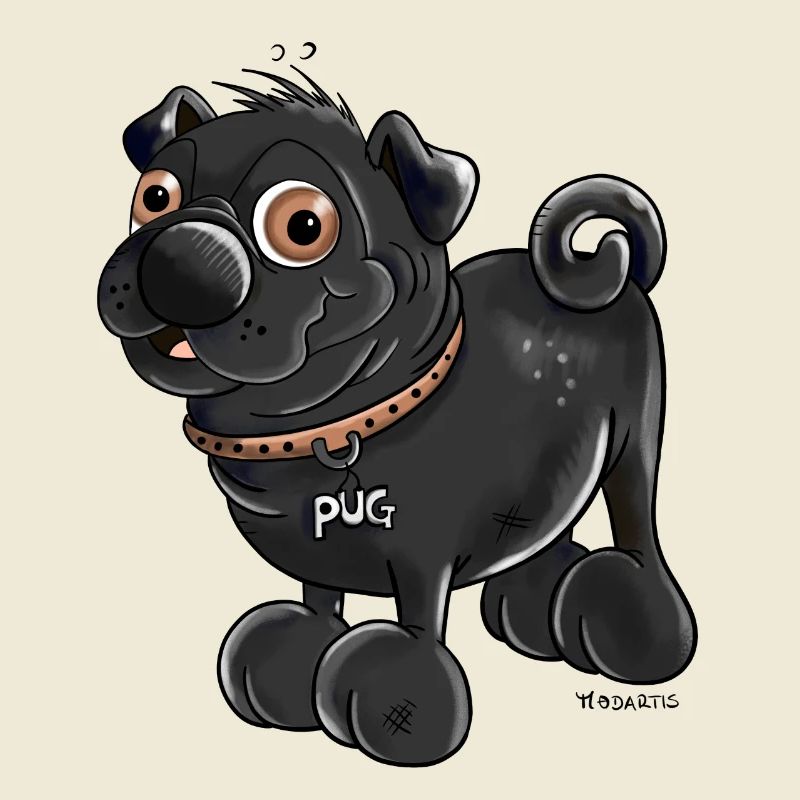 Da kommt ein Mops