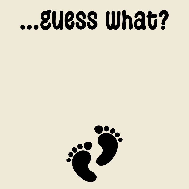 Déclaration de grossesse Pieds de bébé enceinte Maman