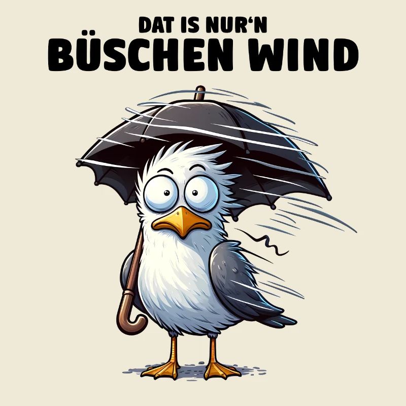 Möwe Sturm Schietwetter, Dat is nur'n büschen Wind