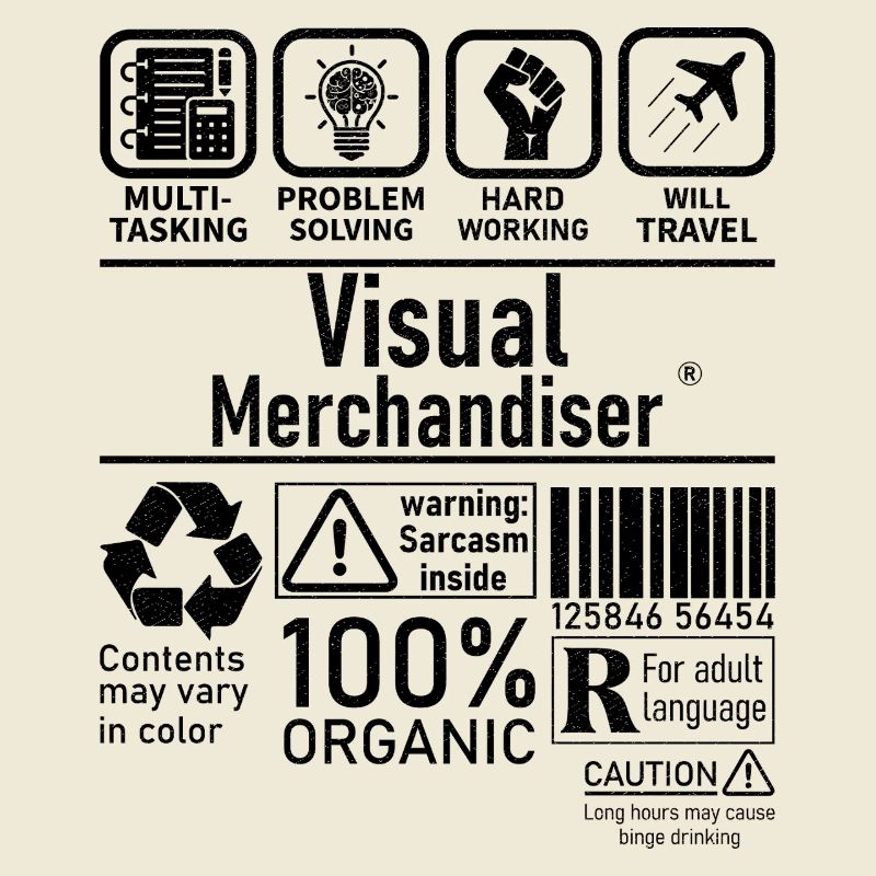 Visual Merchandiser multi tasking problem solving