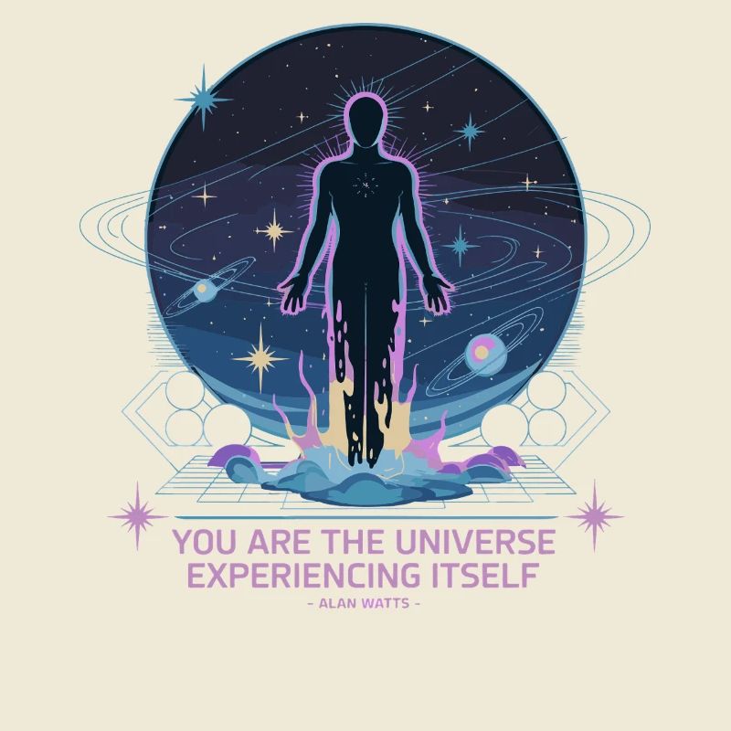 Être céleste | Alan Watts Citation Conception