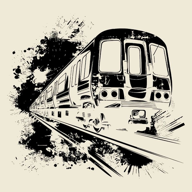 Train Paint Blobs