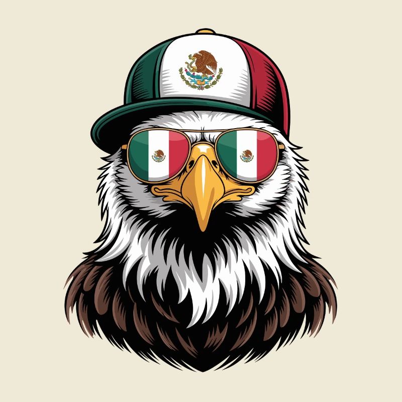 Mexican Eagle Retro Sunglasses