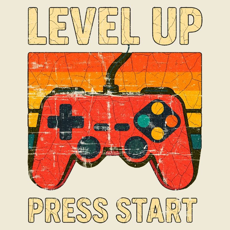 Montée de niveau Rétro Controller Art
