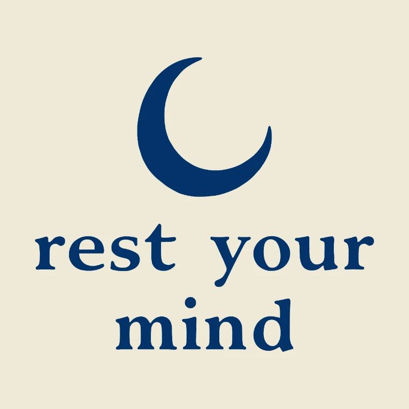 Rest Your Mind Moon Mindfulness Statement