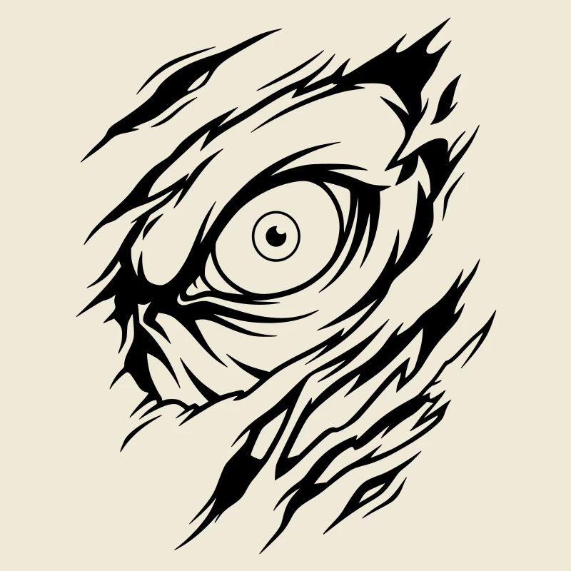 Beast Monster Eye Colors Selectable