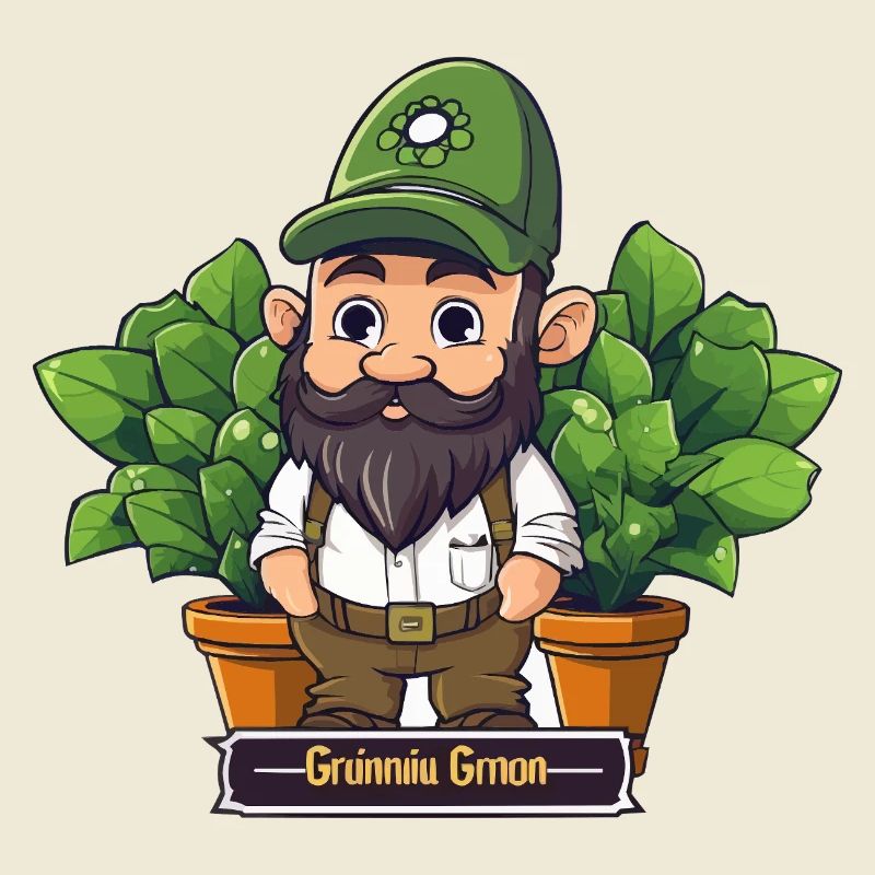Grüner Gärtnergnom Comic