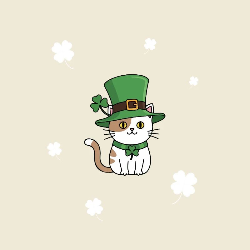 Chat de la Saint-Patrick