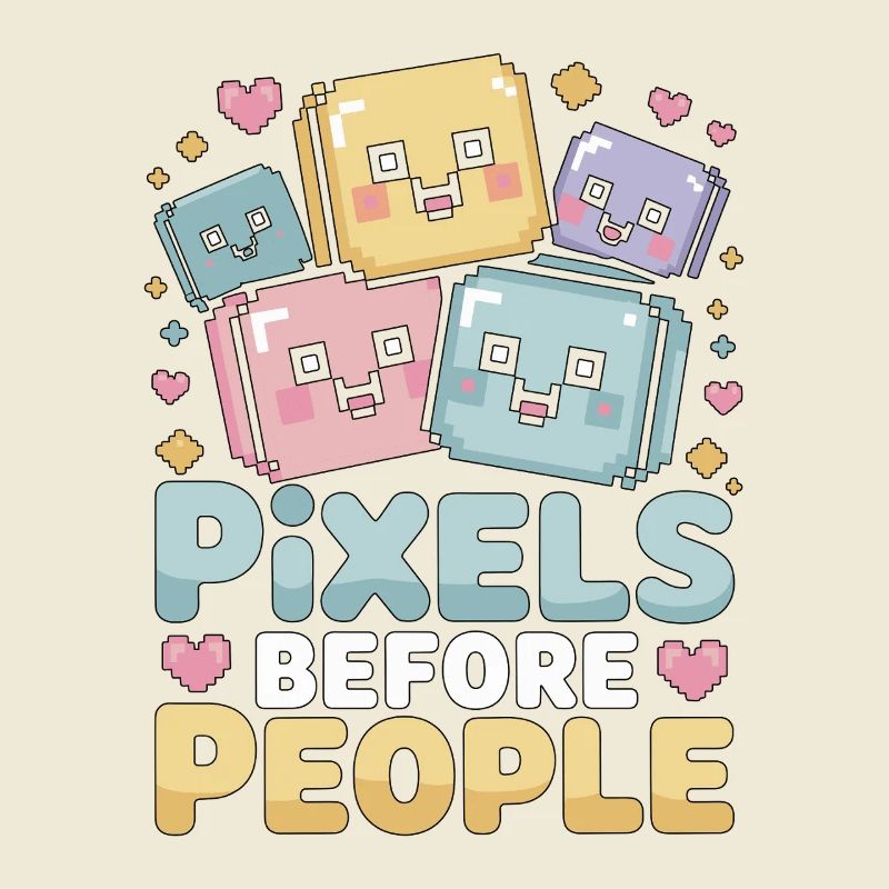 Graphiste Pixels avant Designer de marque