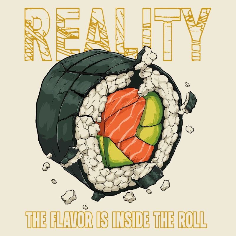 Sushi Roll Reality Innerer Geschmack