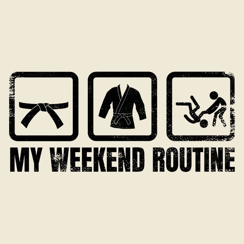 Judoka Wochenend Routine
