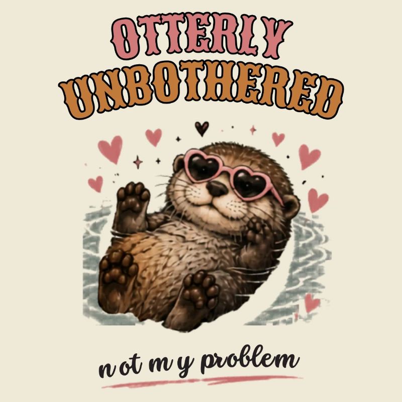Otterly Unbothered Not My Problem
