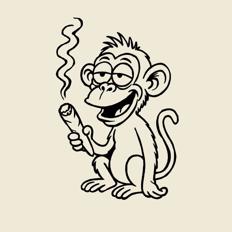 Le singe vise un peu différemment