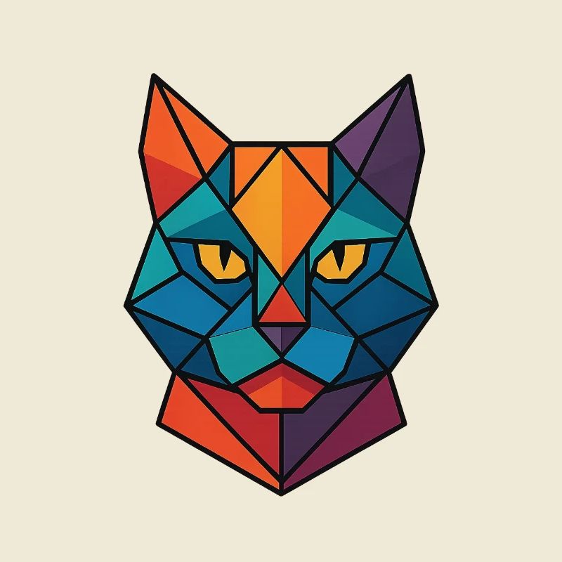 Chat | Tête de chat Impression / Impression / Design
