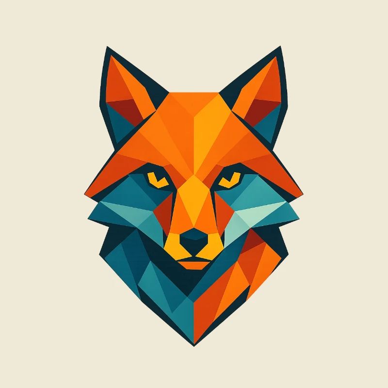 Renard | Tête de renard Impression / Impression / Design