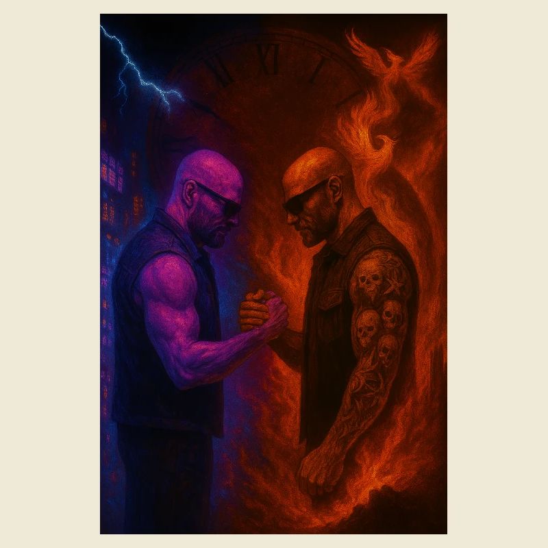 Feuer gegen Eis Duell der Elemente