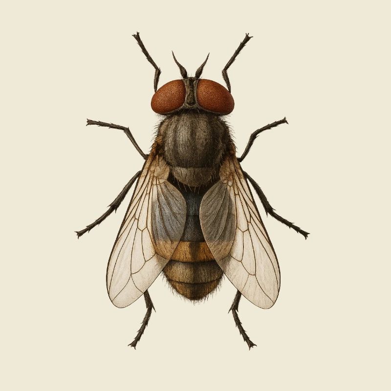 Hyperreal Fly Anatomy Tee