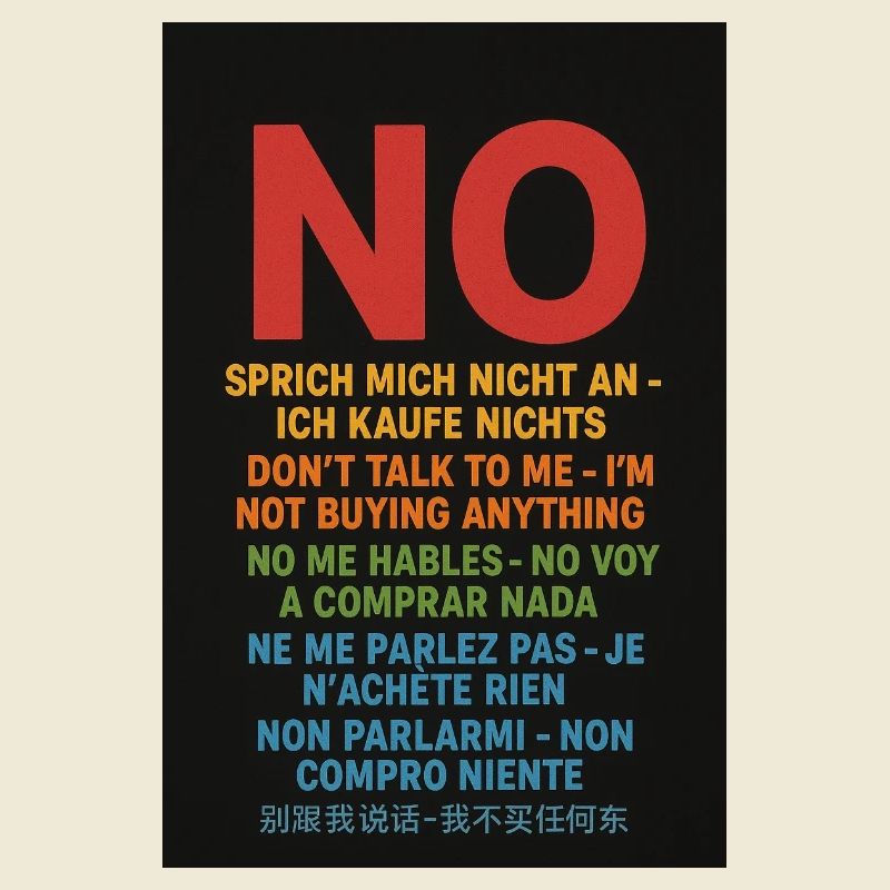 No Word, No Purchase – Multilingual Protest
