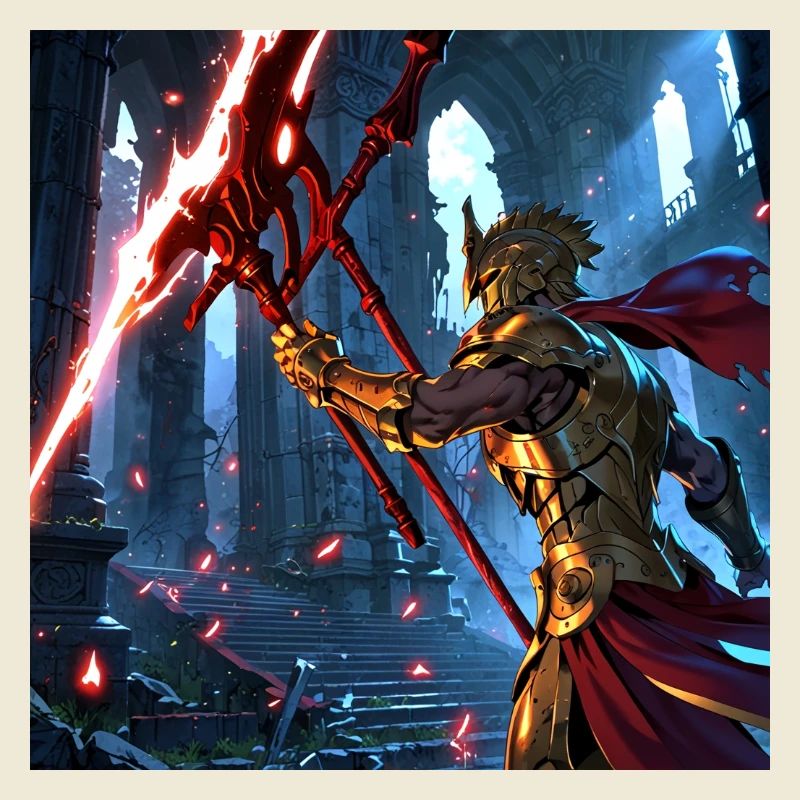 Mythical Warrior in Epic Combat