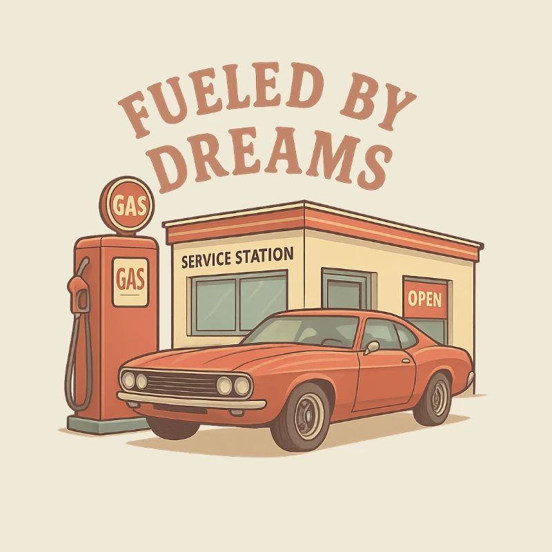 Driven by Dreams Retro Car