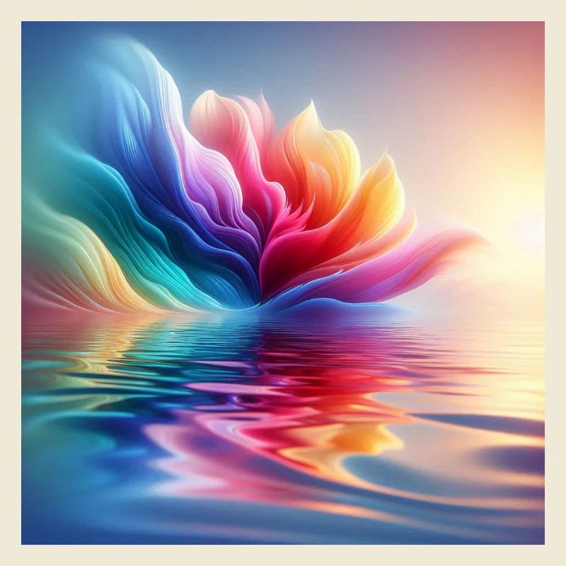 Abstract Flower Waves 1
