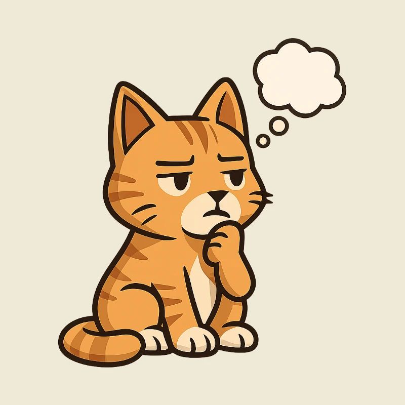 Chat-Réfléchi