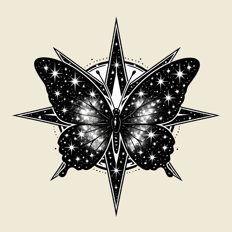 Cosmic Butterfly Compass