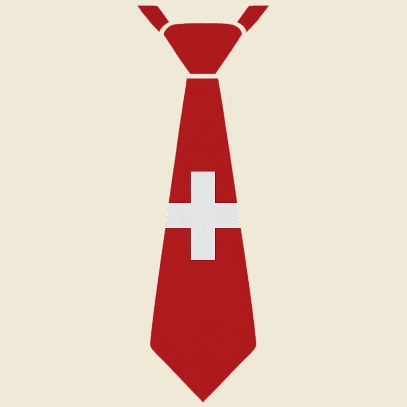 Cravate suisse – Conception du drapeau