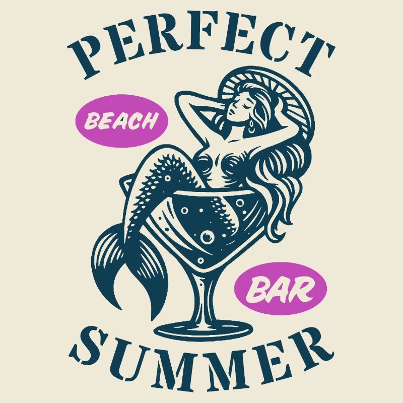 summer beach mermaid