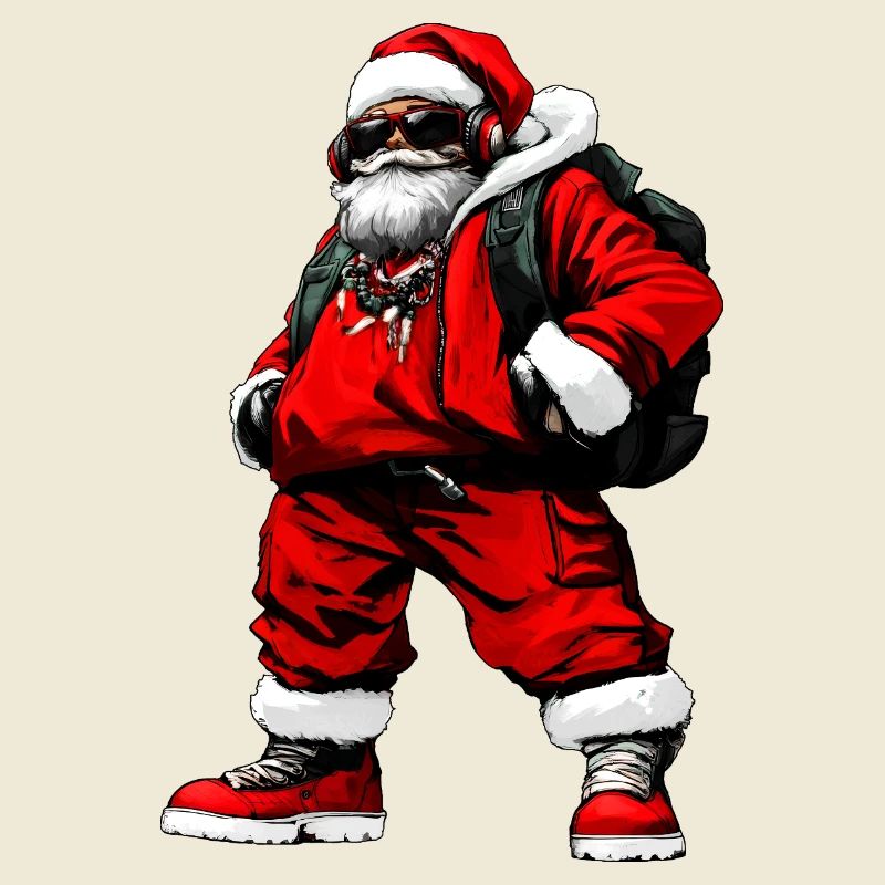 Rapper Weihnachtsmann