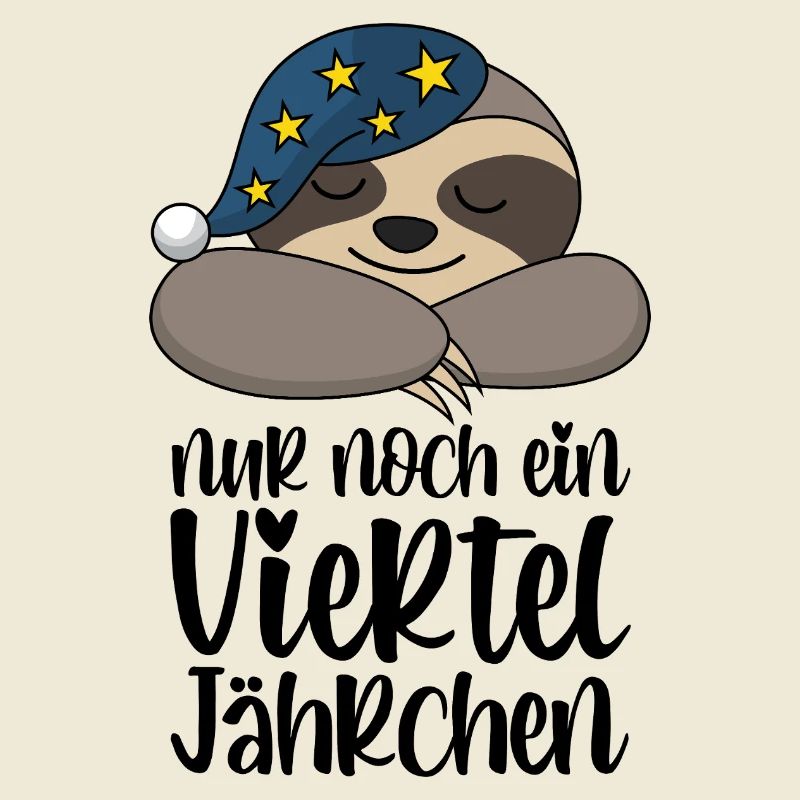 Plus que le quart d’année restant - Cute Sloth