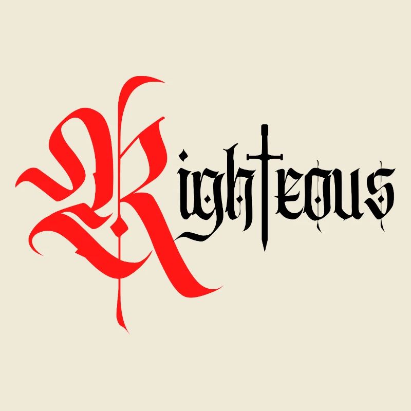 Gothic Righteous Design mit Schwert