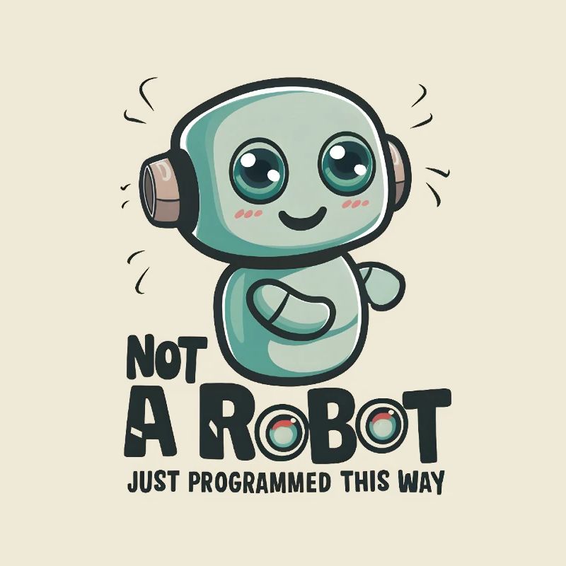 Not a Robot, Just Programmed This Way