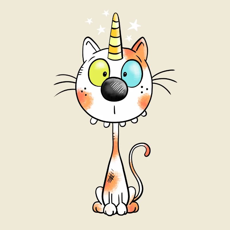 Mignon chat comique
