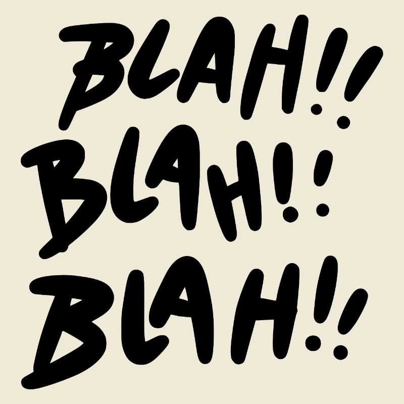 Bla Bla Bla Déclaration noire