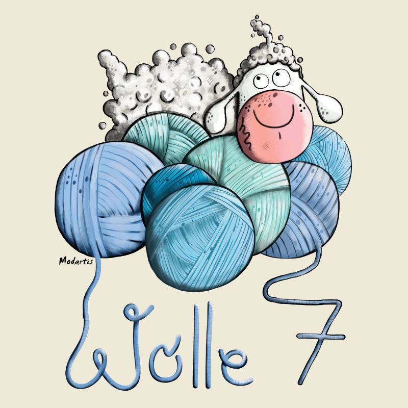 Schaf auf Wolle 7