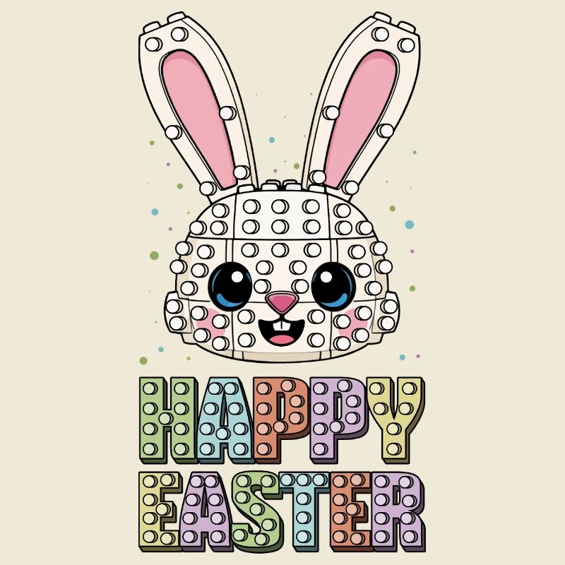 Master Builder Brick Builder Bunny Face Bricks