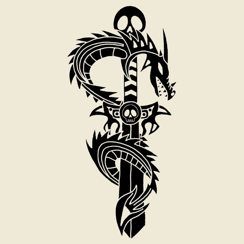 Der schwarze Drache und das Schwert
