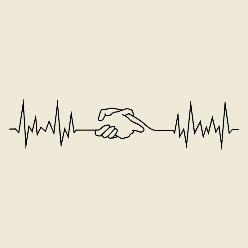 wave peace handshake