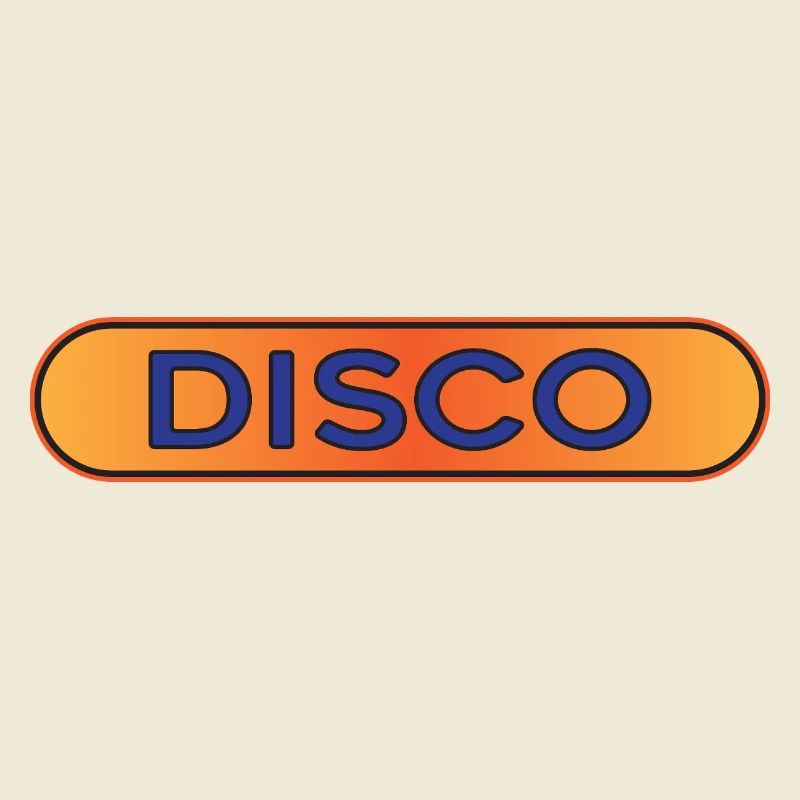Disco Neon Retro Abzeichen