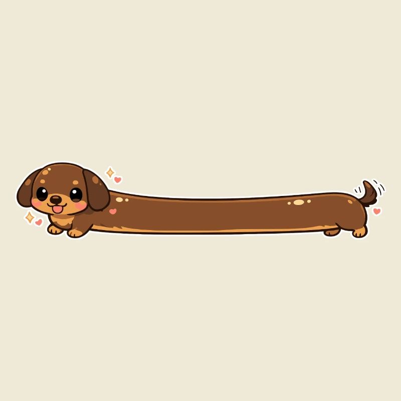 Long, teckel mignon