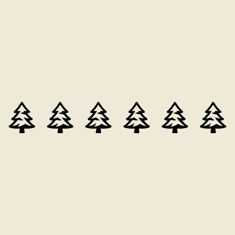 Fir tree icon forest