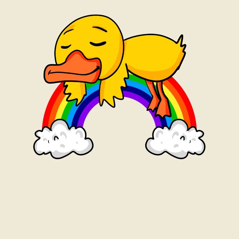 Rainbow Duck