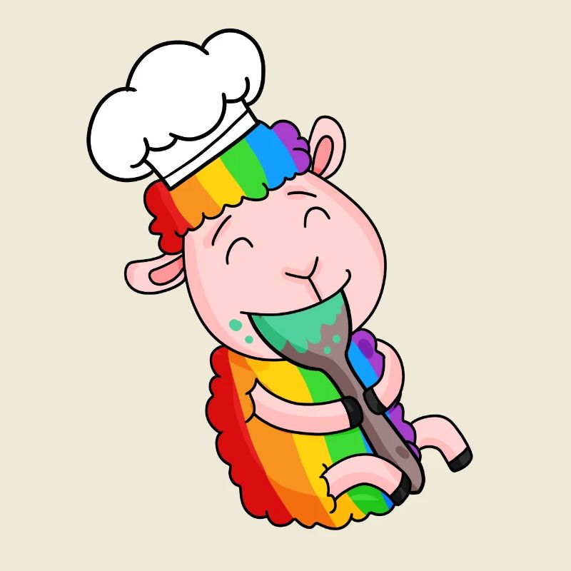 Cuisinier de mouton mignon