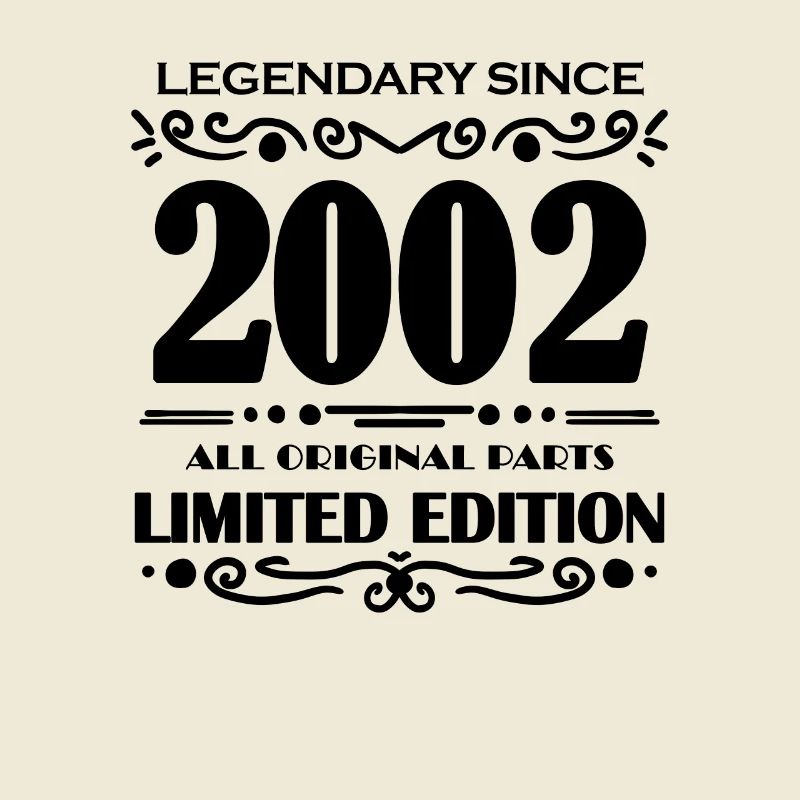 2002 - Né 2002 - Année de construction 2002