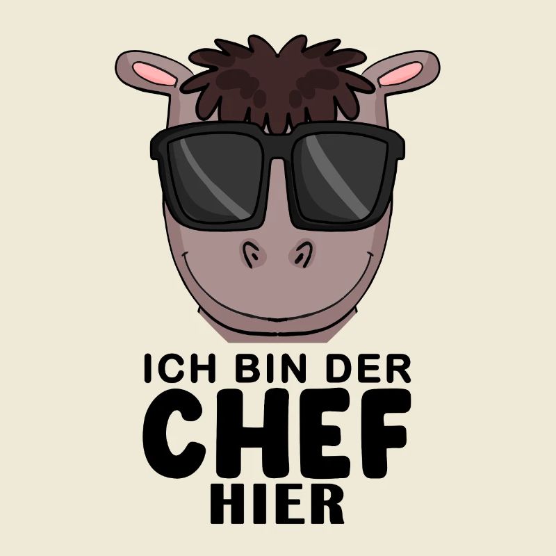 Cool Pferd Chef Spruch